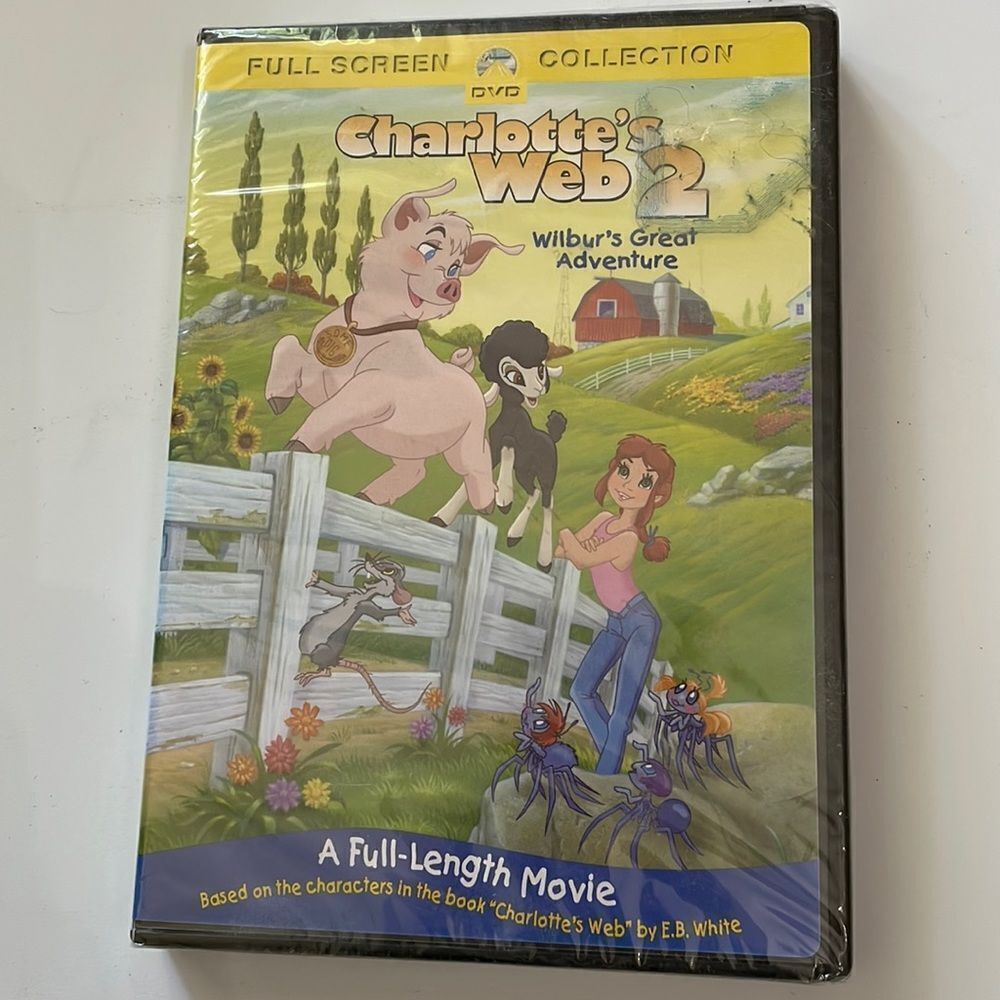 New in packaging Charlotte’s Web‎ 2 Wilbur’s Great Adventure Sealed DVD